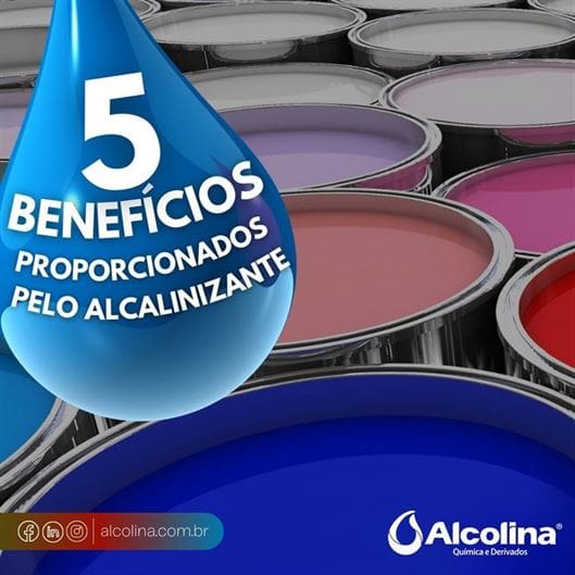TINTAS | 5 Benefícios proporcionados pelo Alcalinizante 
