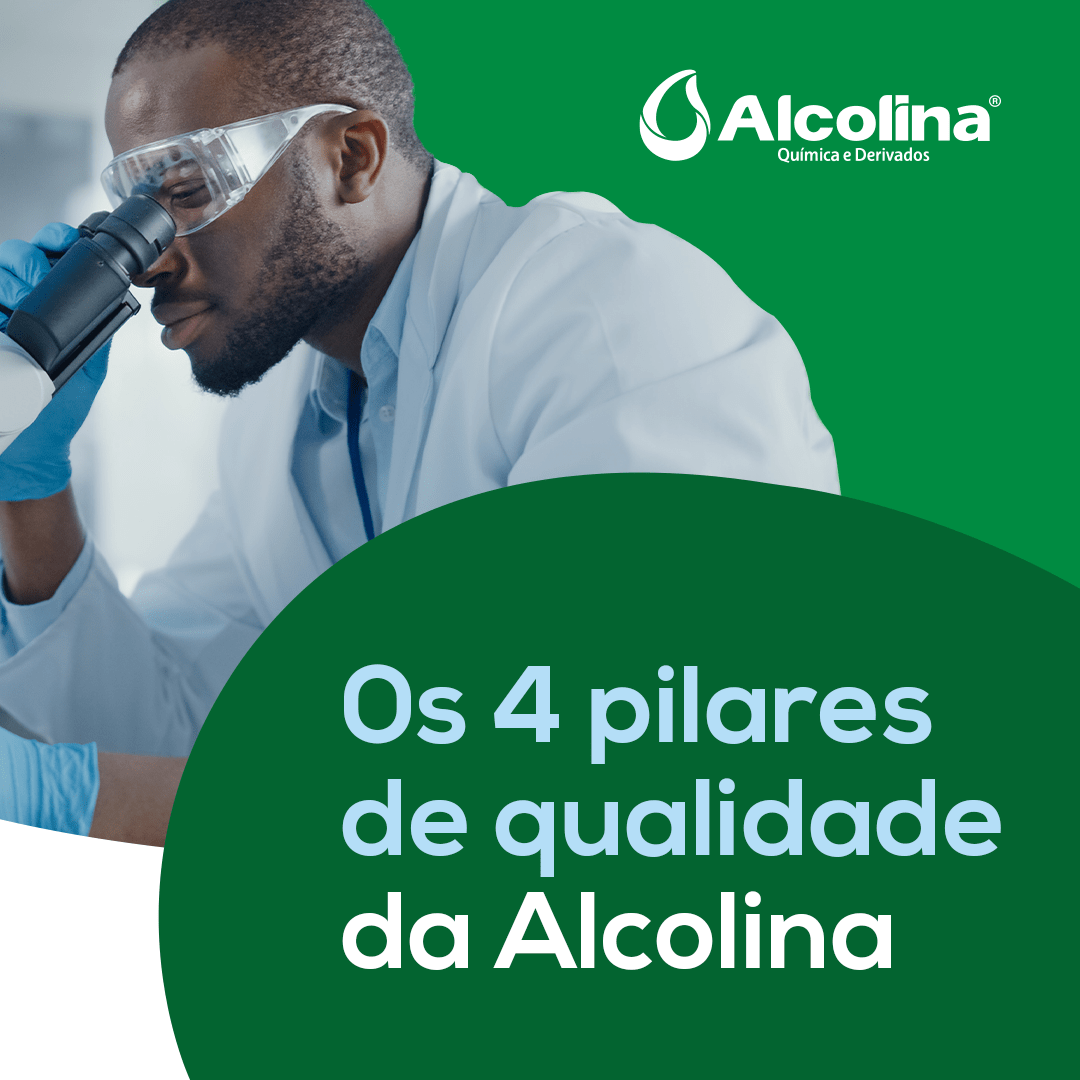 Os 4 pilares de qualidade da Alcolina